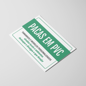 PLACA EM PVC 2MM ADESIVADA PVC 2 MM  IMPRESSÃO DIGITAL COLORIDA ADESIVO LEITOSO CORTE RETO 